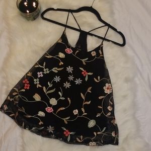 Spaghetti strap blouse